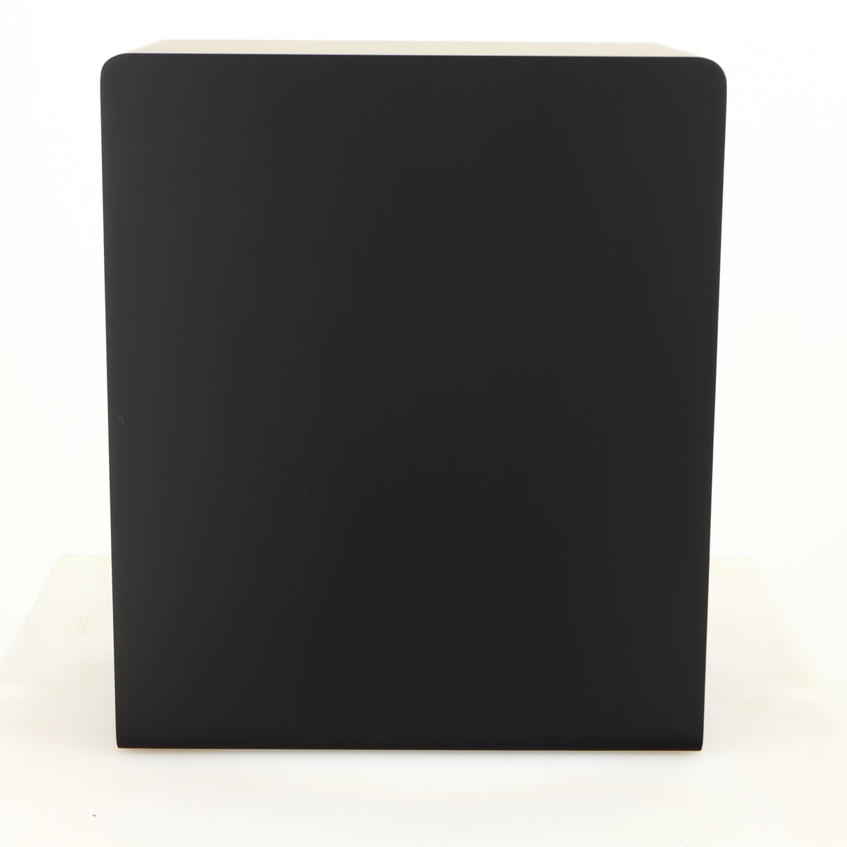 Left side view of a used Acoustic Energy AE300 MKII Standmount Speaker in a matte black finish