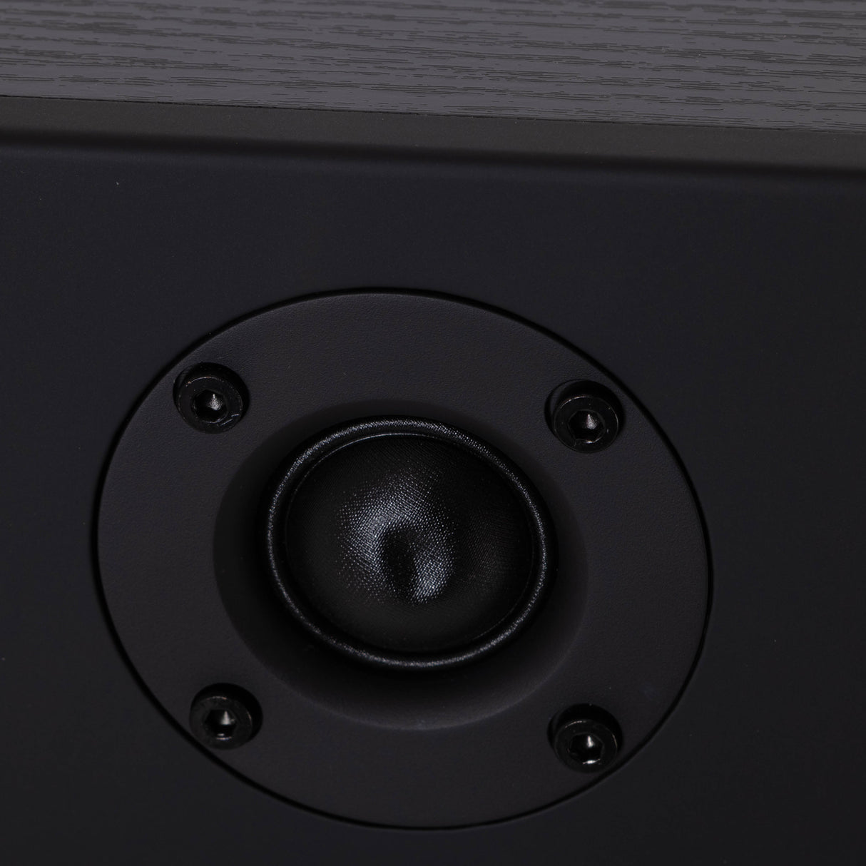 Close up of a used Advanced Paris AIR 65 Wireless Speaker - Bluetooth Only in a Black finish showing dimple in tweeter