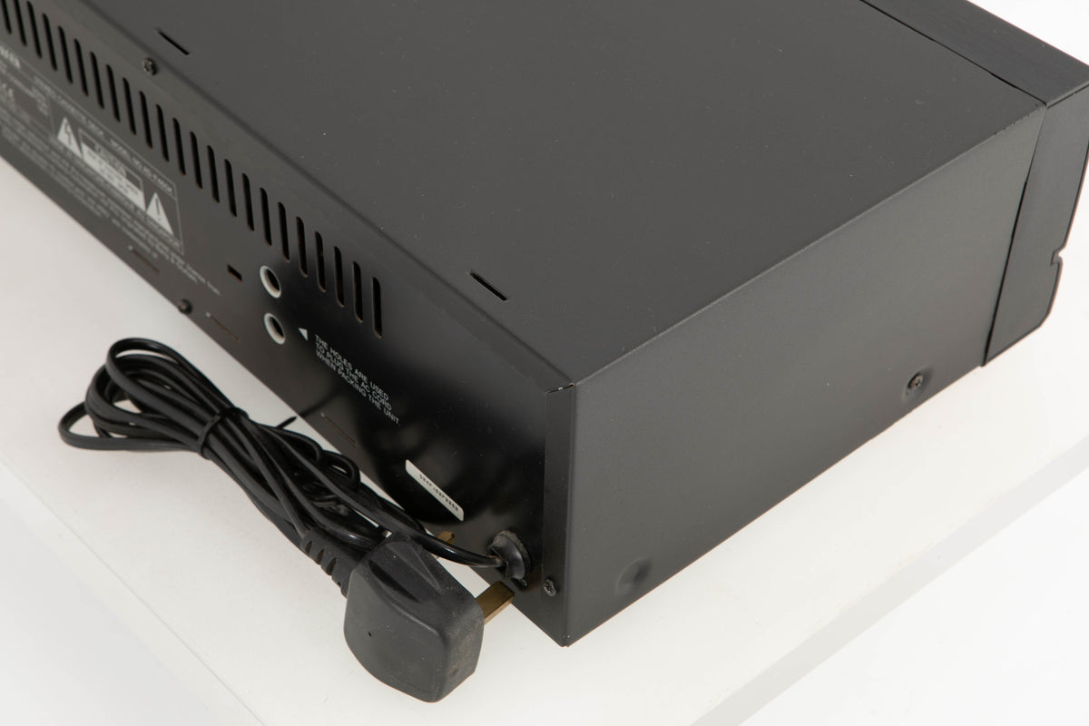 Rear right corner view of a used Aiwa AD-F460 Cassette Deck