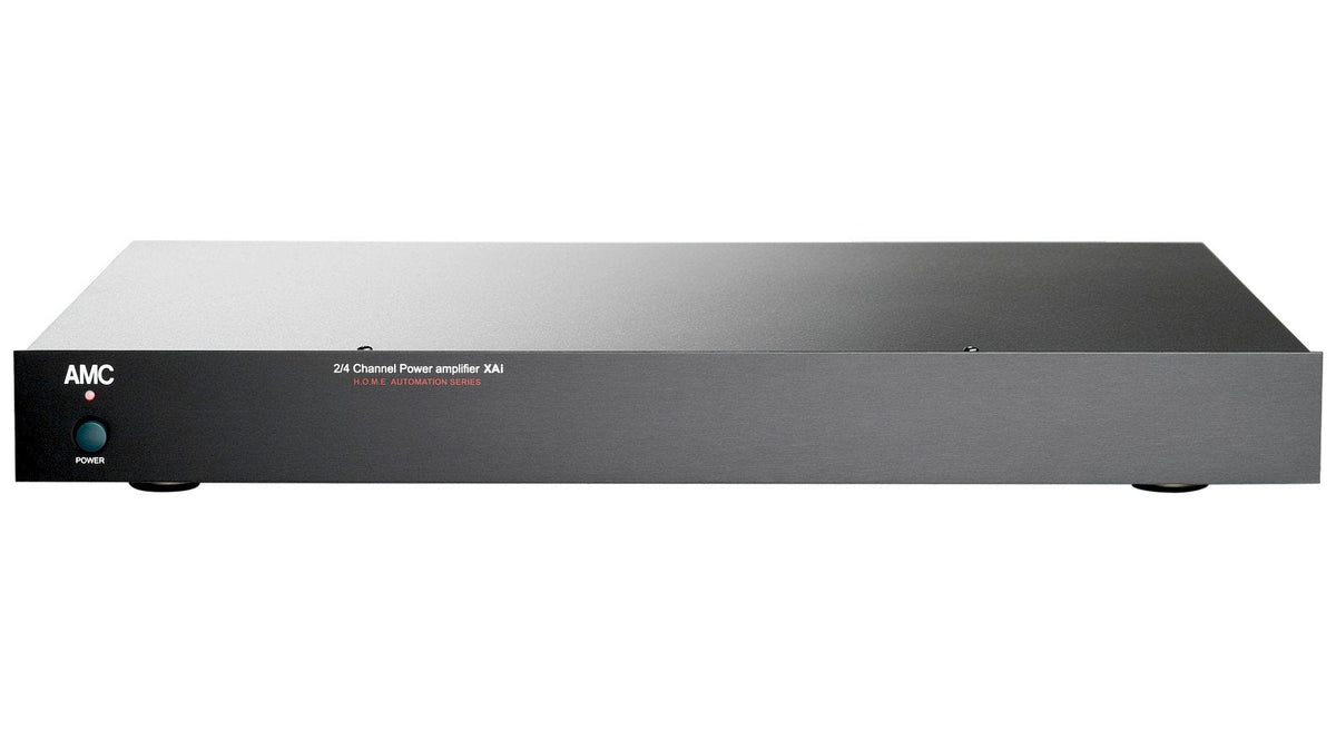 Front view of an AMC XAI 2/4 Channel Power Amplifier