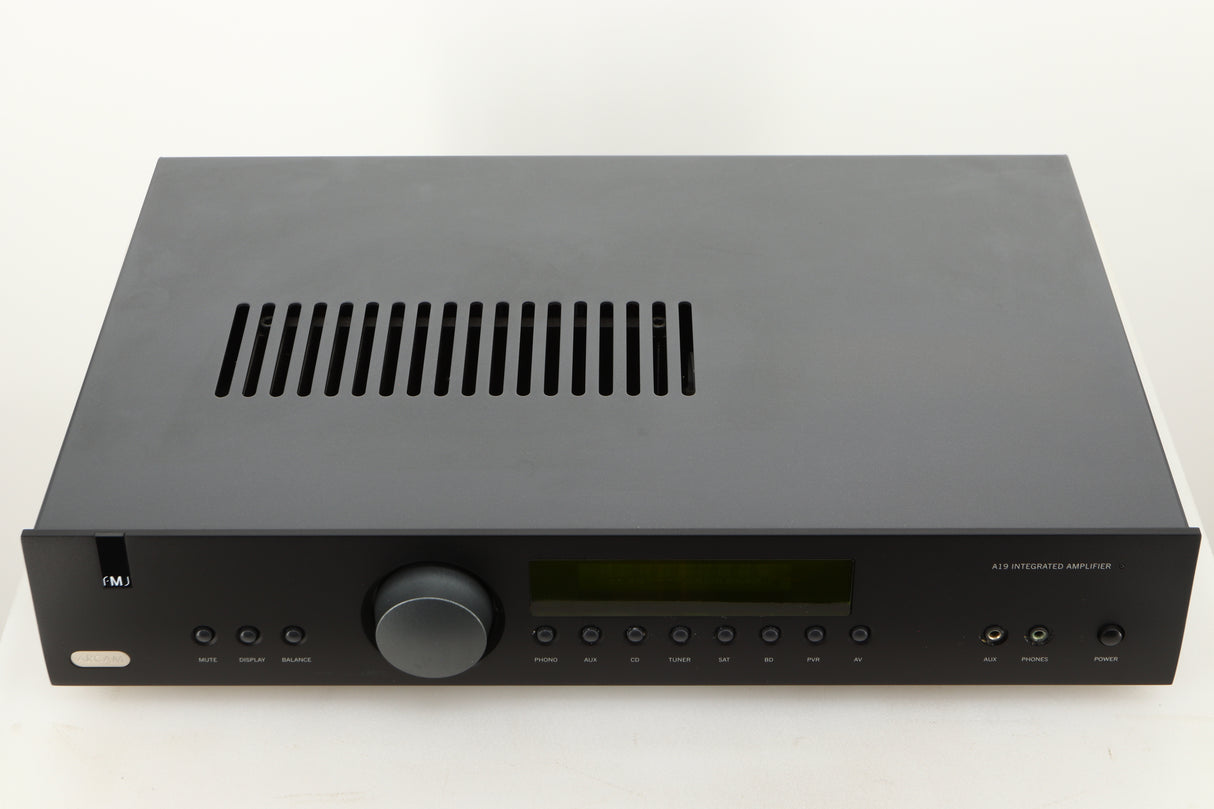 Top view of a used Arcam A19 Integrated Amplifier