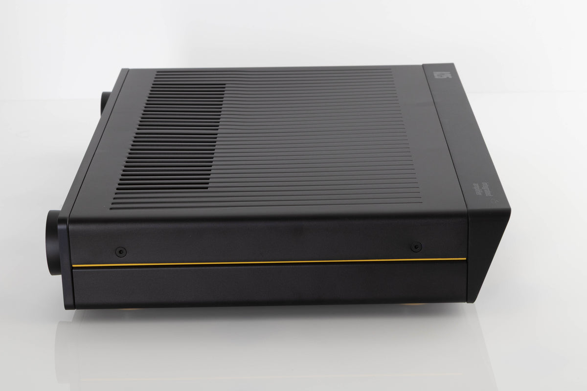 Side view of a used Arcam A25 Radia Integrated Amplifier