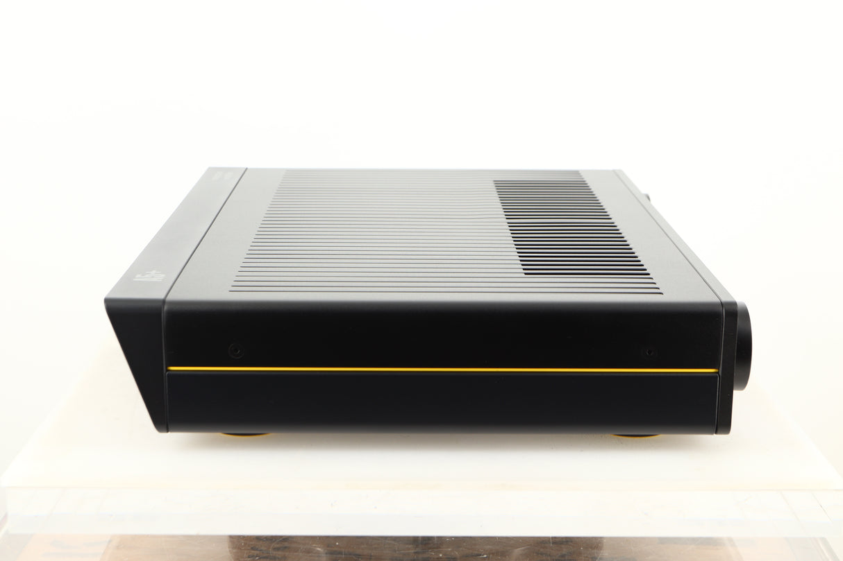 Side view of a used Arcam A5+ Integrated Amplifier