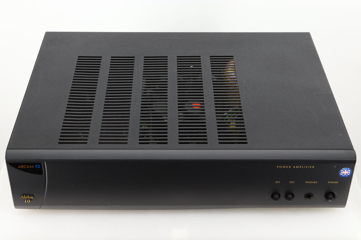 Top view of a used Arcam Alpha 10 Power Amplifier
