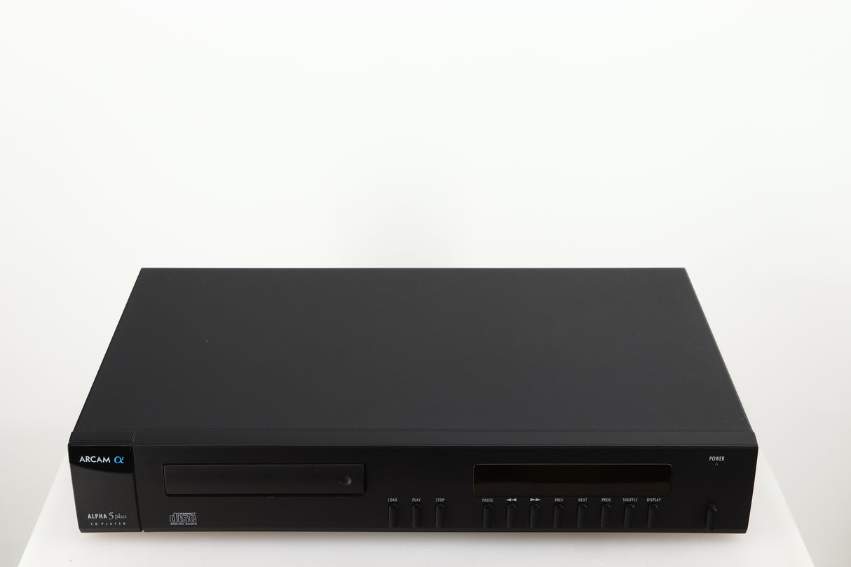 Top of a used Arcam Alpha 5 Plus CD Player in a black finish