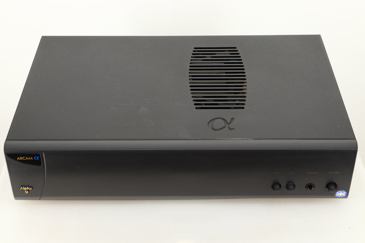 Top view of a used Arcam Alpha 9 Power Amplifier