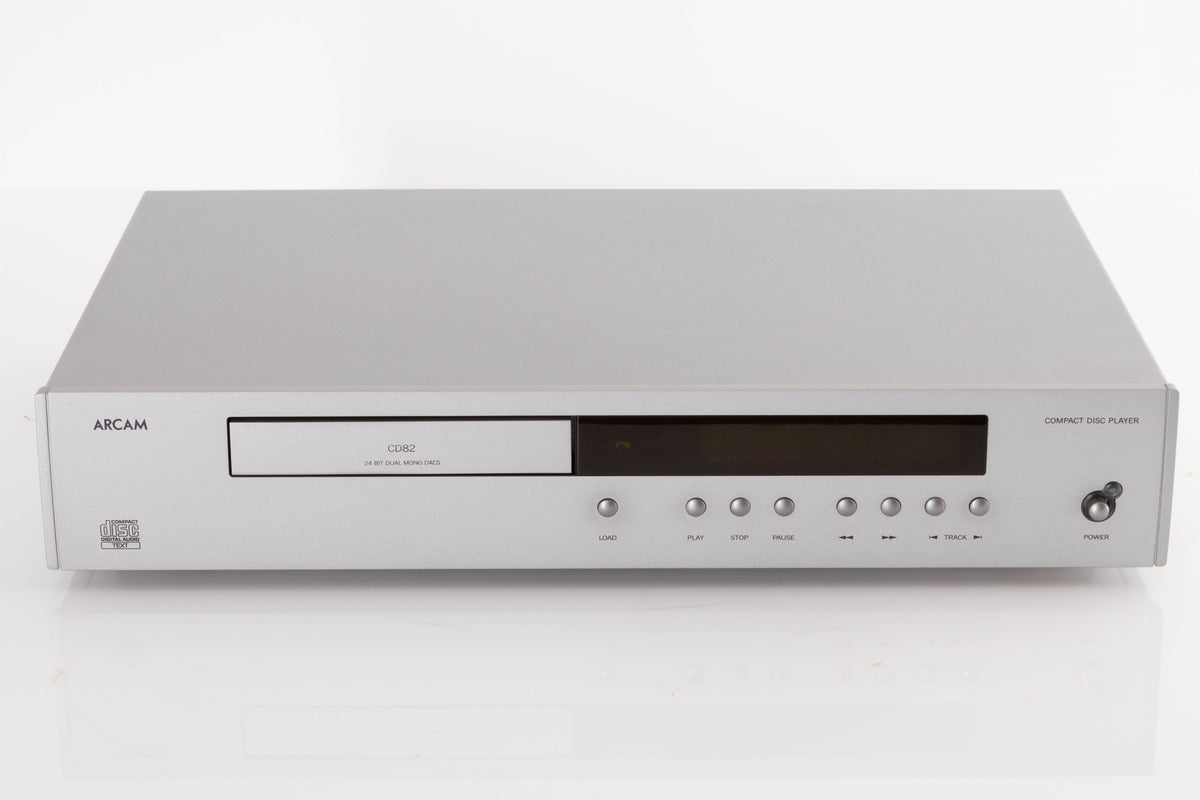 Front view of a used Arcam DiVA CD82T CD Player in Silver