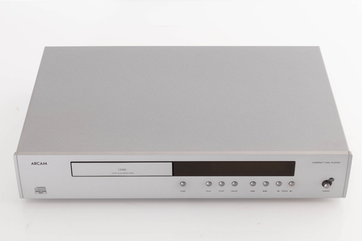Top view of a used Arcam DiVA CD82T CD Player in Silver