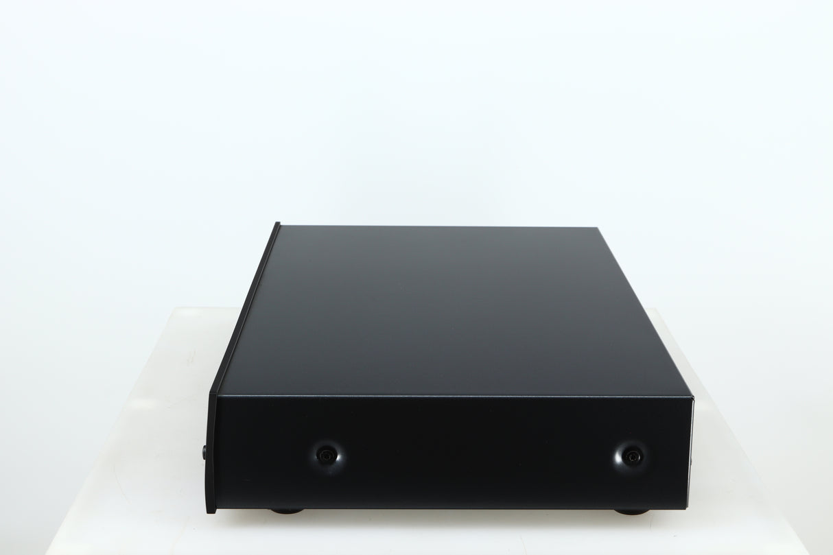 Right side view of a used Arcam FMJ CDS27 CD Player in a black finish