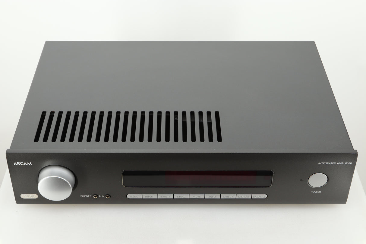 Top view of a used Arcam SA30 Integrated Amplifier