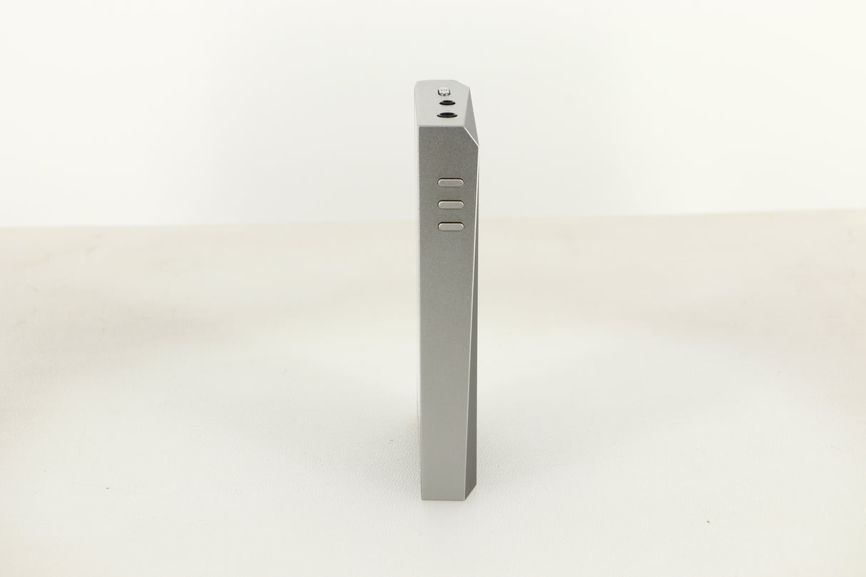 Side view of a used Astell & Kern SR25 64gb Player in Silver finish
