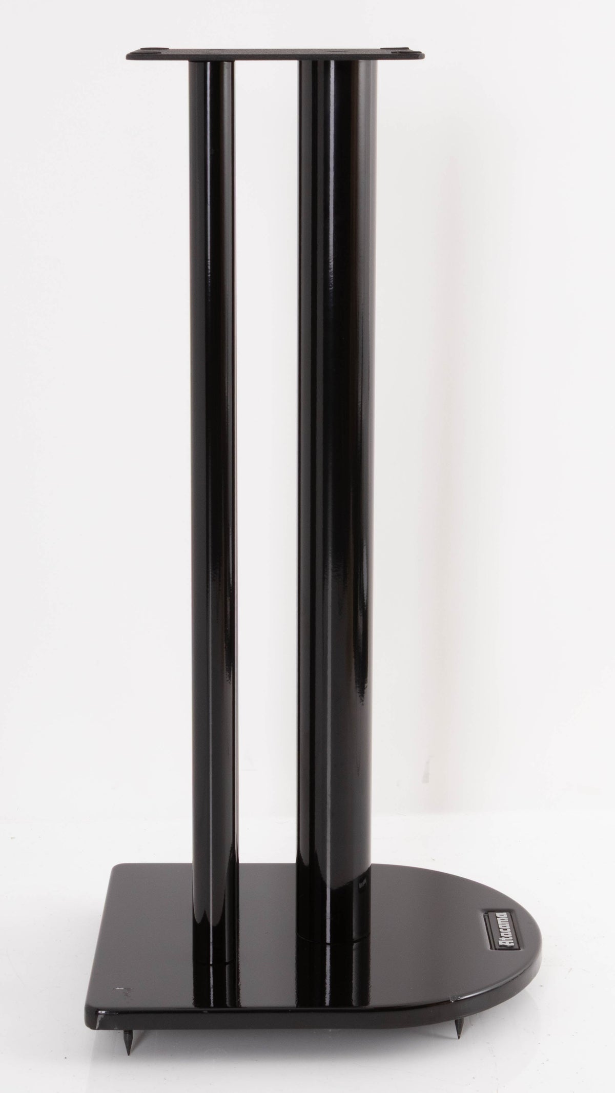 Left side view of a used Atacama Nexus 6 Speaker Stands in a Gloss Black finish