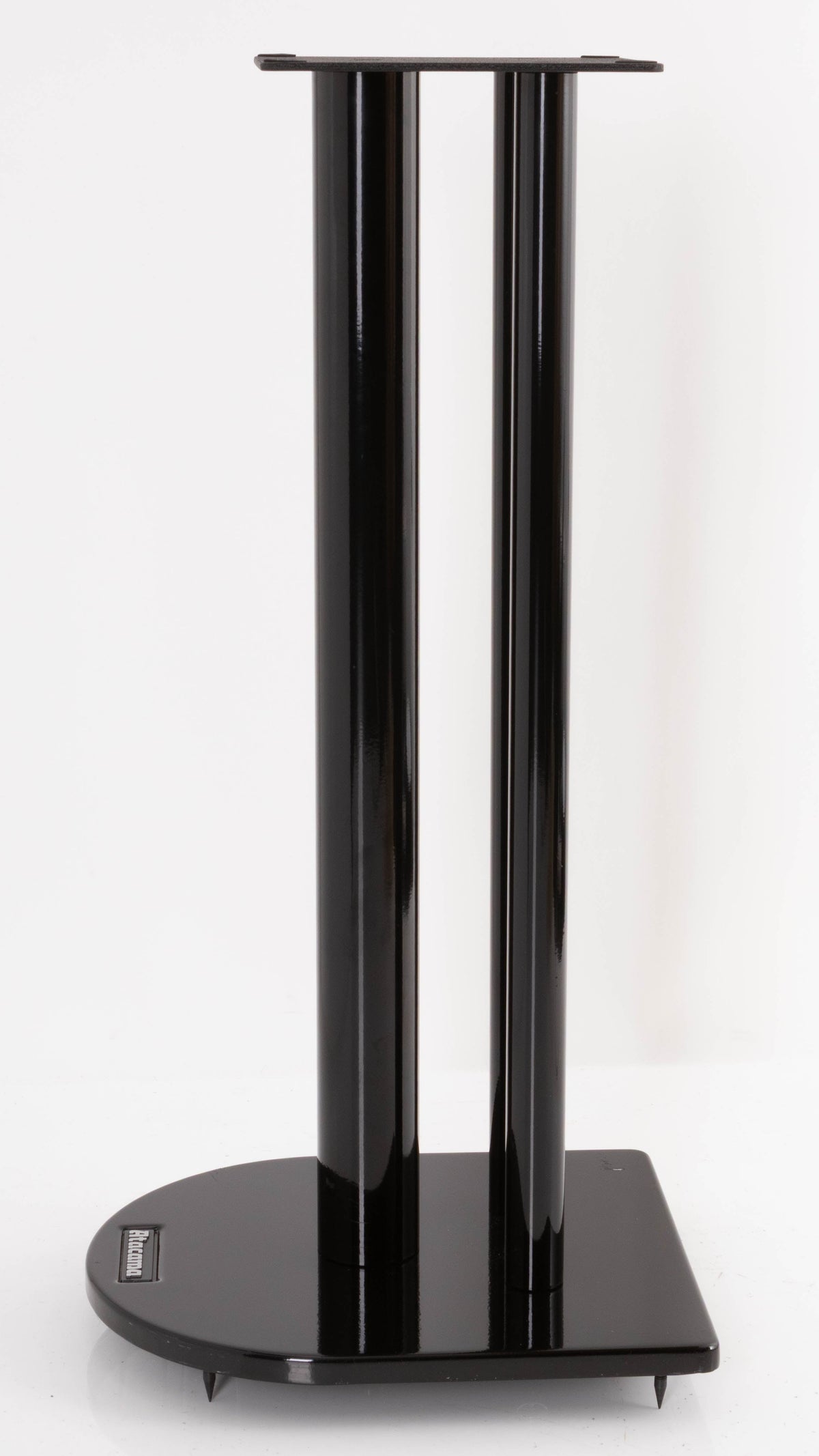 Right side view of a used Atacama Nexus 6 Speaker Stands in a Gloss Black finish