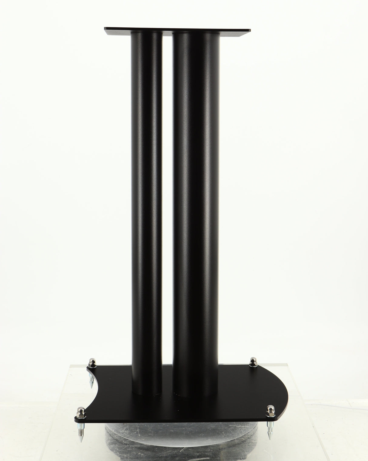 Left side view of a used Atacama Nexus 600 Speaker Stand in a satin black finish