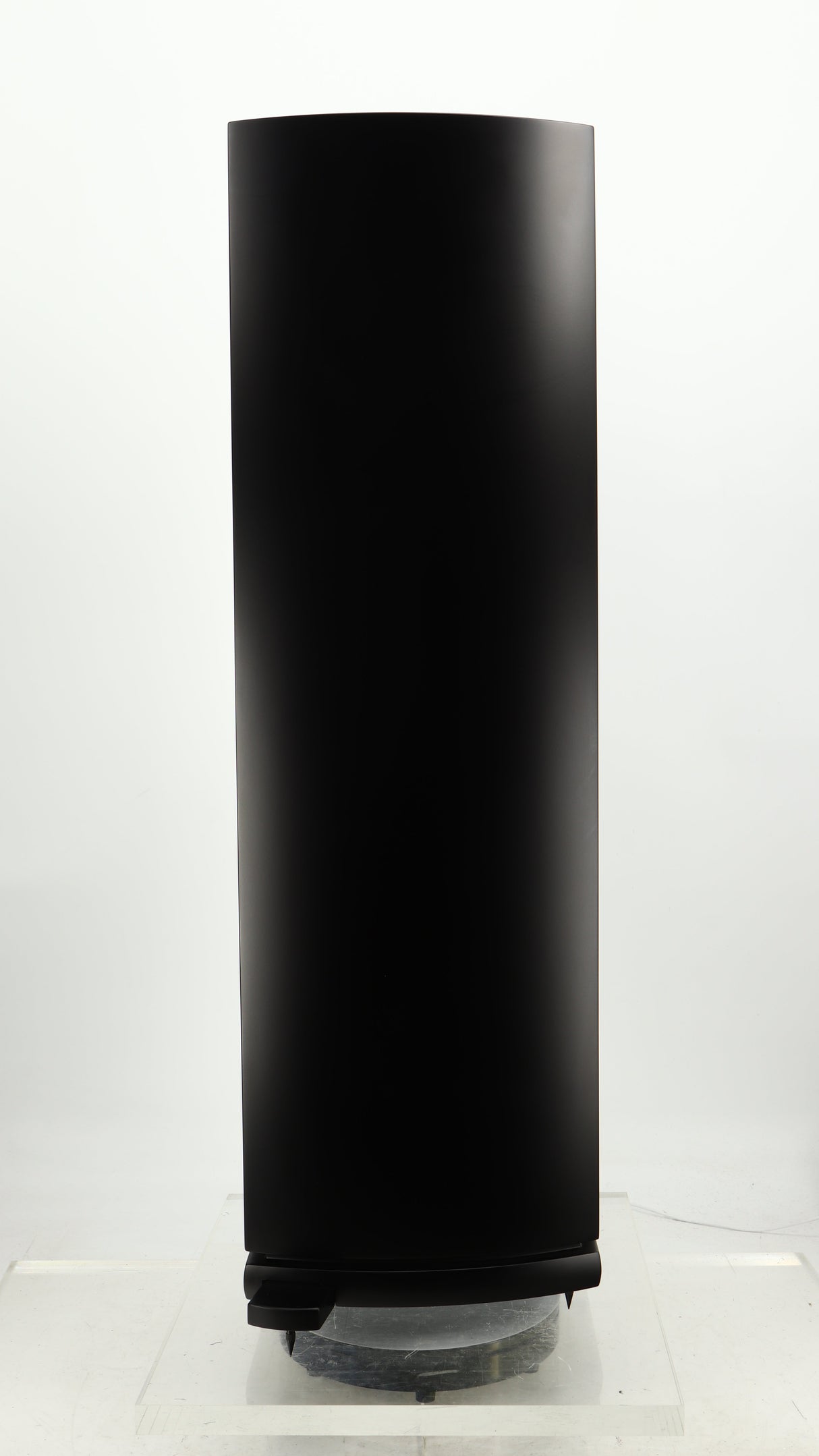 Right side view of a used ATC SCM40 Floorstanding Speaker in a satin black finish