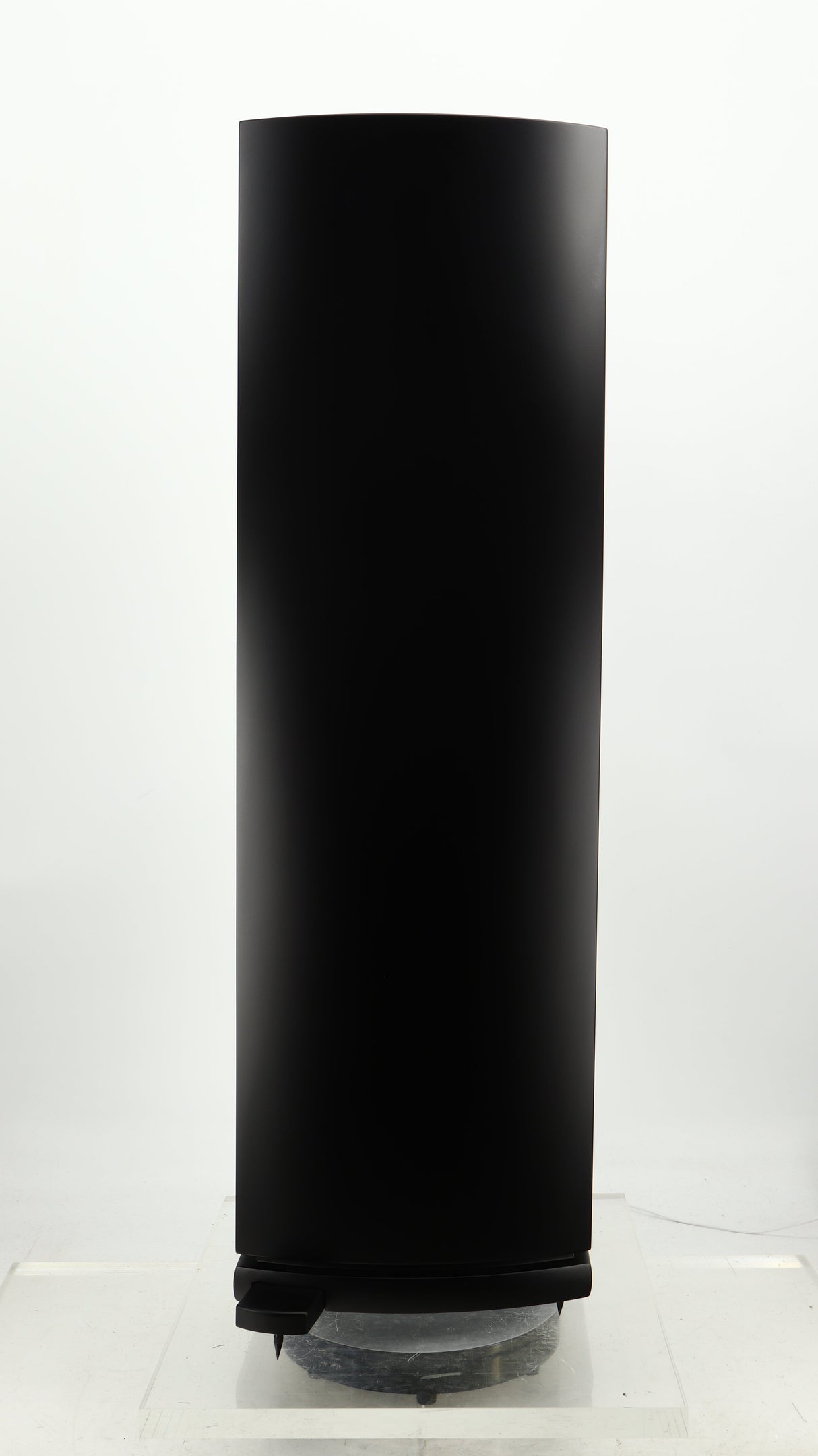 Right side view of a used ATC SCM40 Floorstanding Speaker in a satin black finish