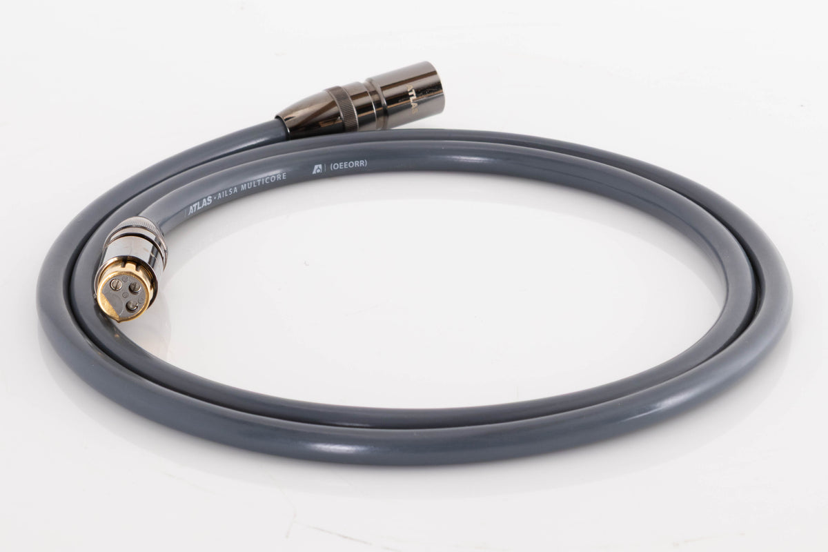 Front view of a used Atlas Ailsa XLR Interconnect Cable 1.5m