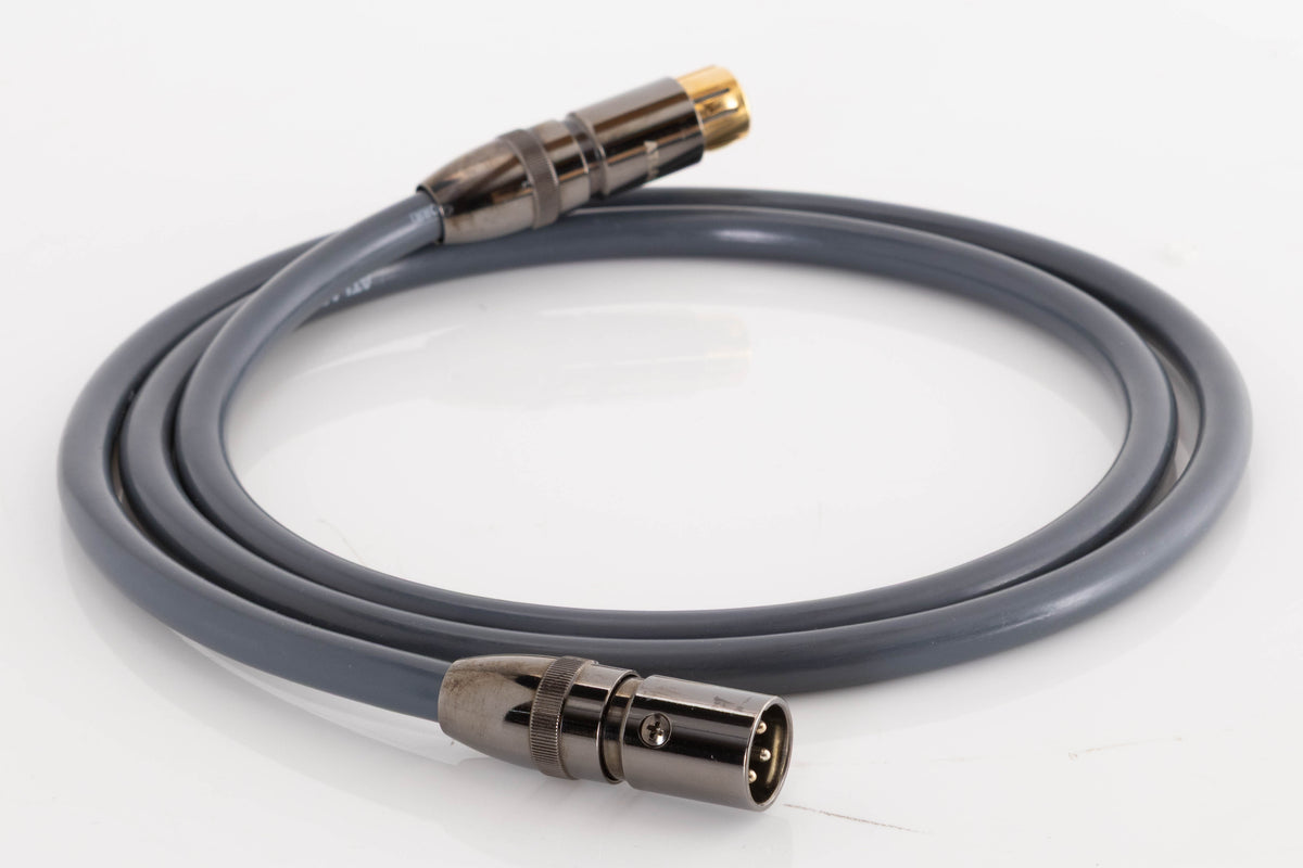 Left side view of a used Atlas Ailsa XLR Interconnect Cable 1.5m