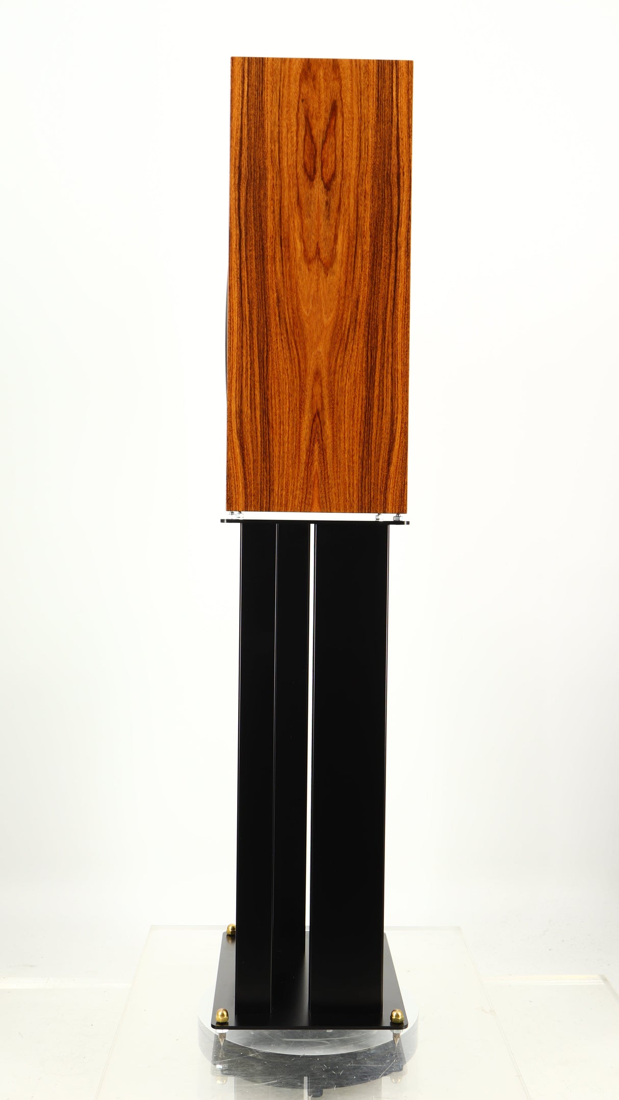 Right side view of a used Audio Note AN-K/SPe Standmount Speaker W/ Stand in a palisander finish