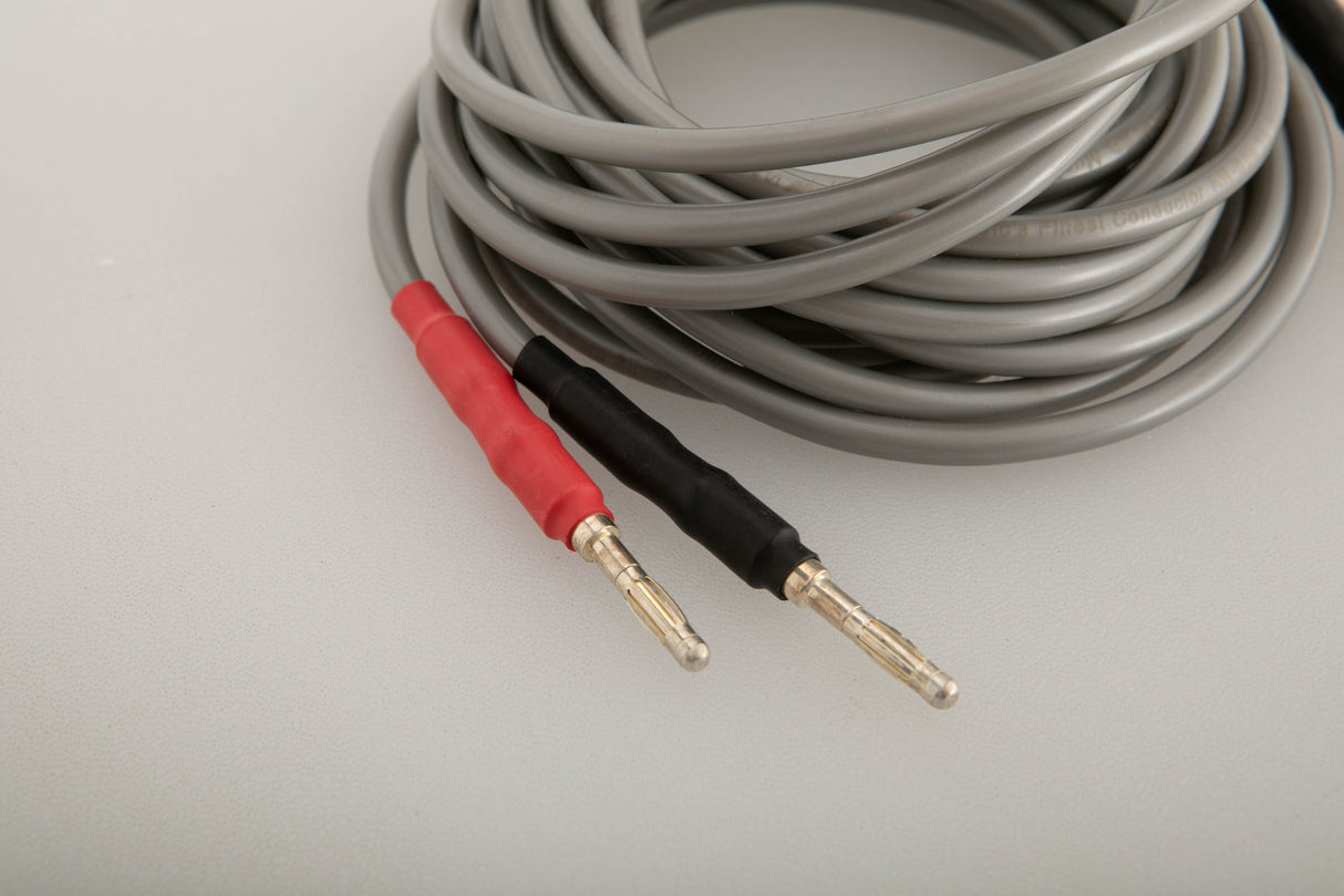 Close up view of a used Audio Note AN-SPa 2.5m Speaker Cable