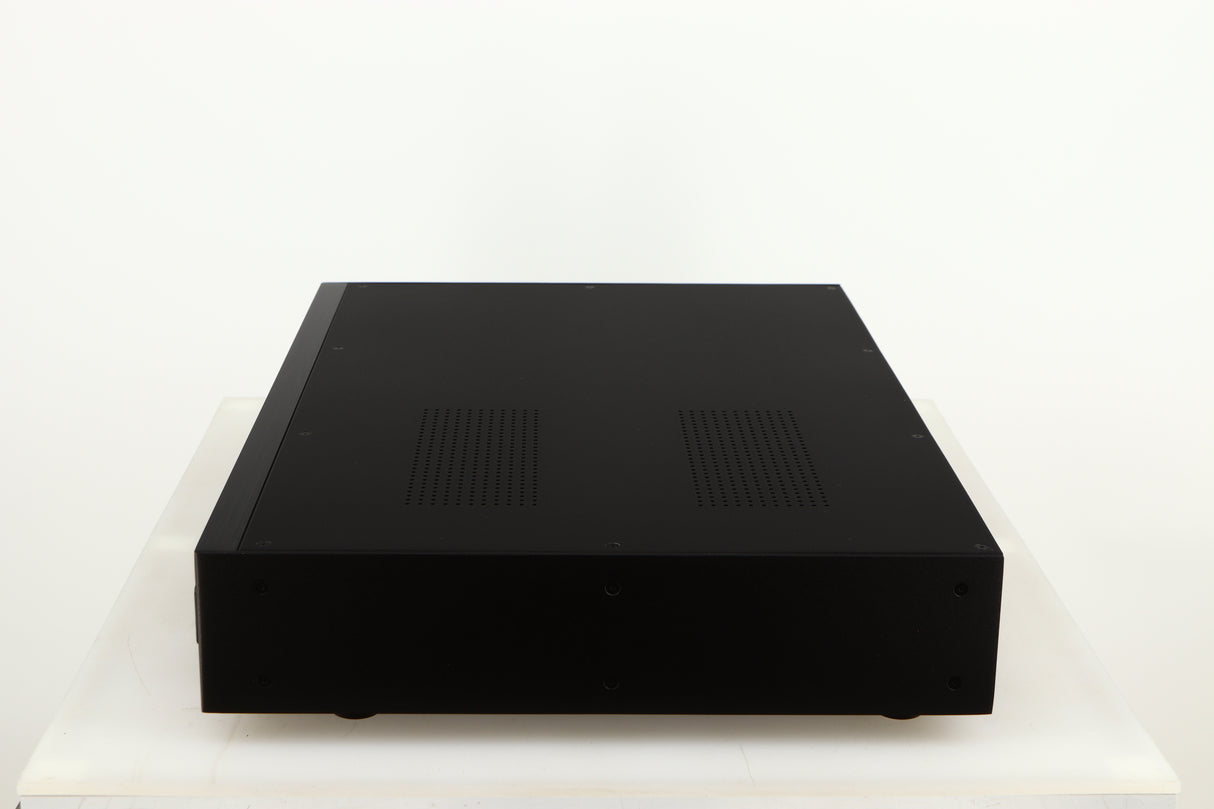 Right side view of a used Audiolab 8200CDQ CD Player in a black finish