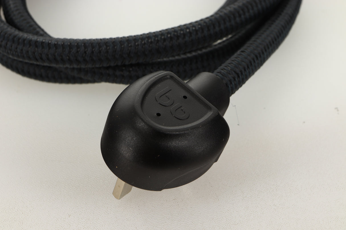 Close up view of a used AudioQuest NRG-Y3 Mains Cable 2.0m