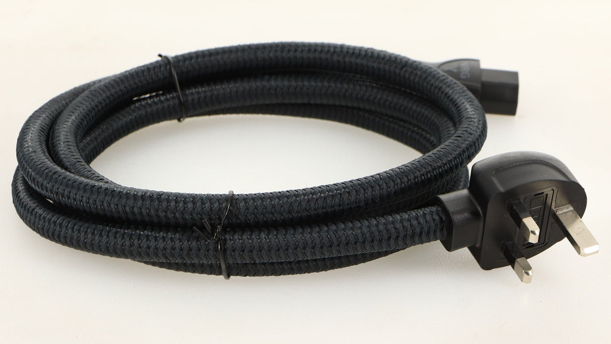 Left side view of a used Audioquest NRG-Y3 Mains Cable 2.0m