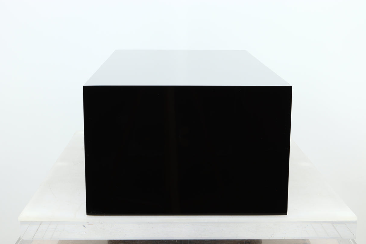 Side view of a used B&W CM Centre S2 Centre Speaker in Gloss Black finish