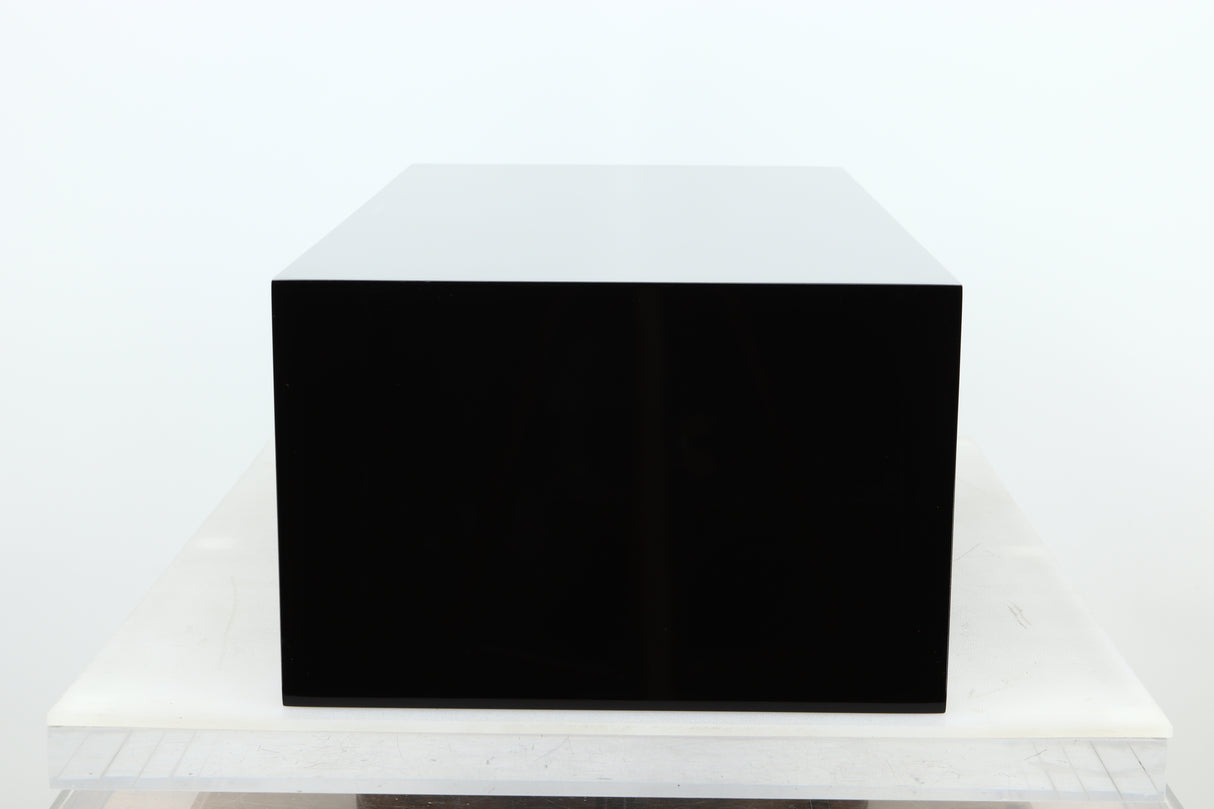 Side view of a used B&W CM Centre S2 Centre Speaker in Gloss Black finish