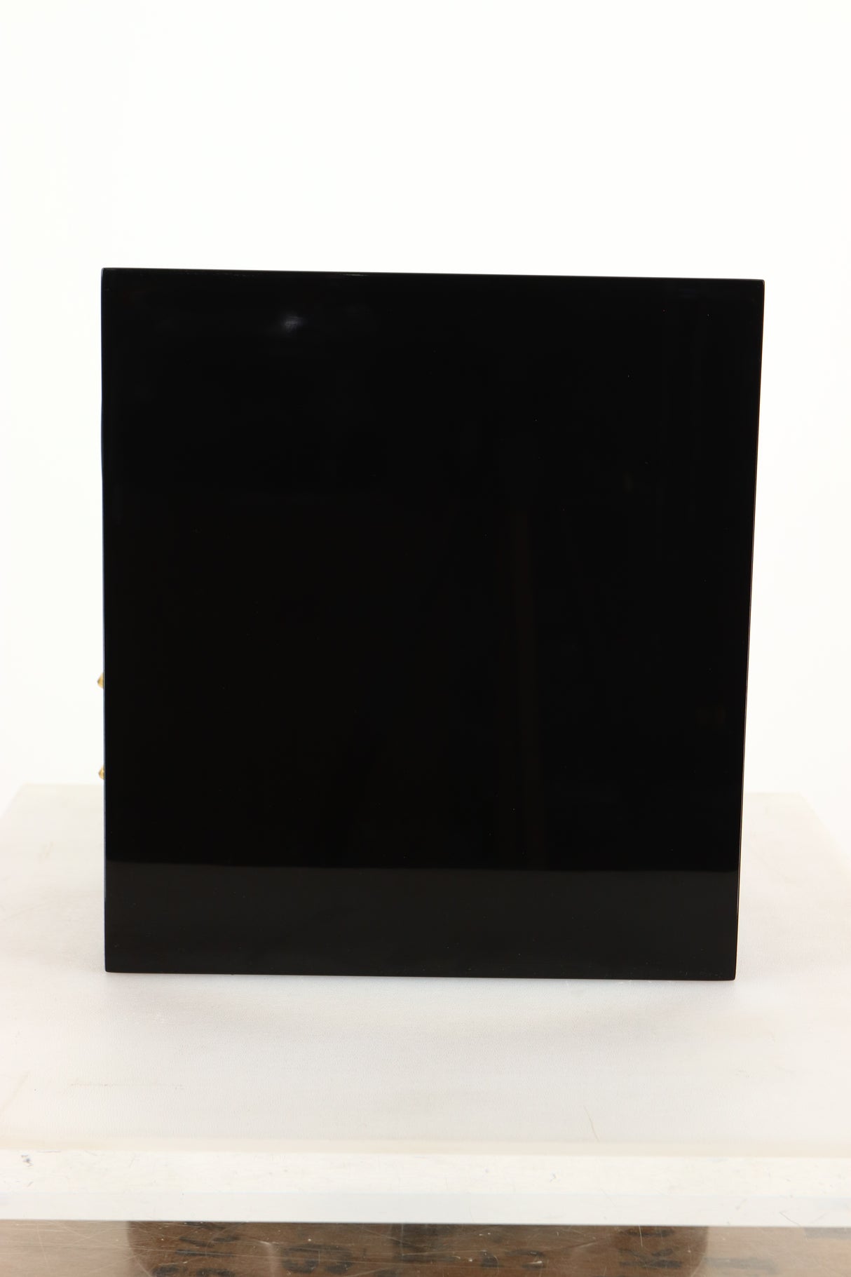 Side view of a used B&W CM1 Standmount Speaker in Gloss Black finish