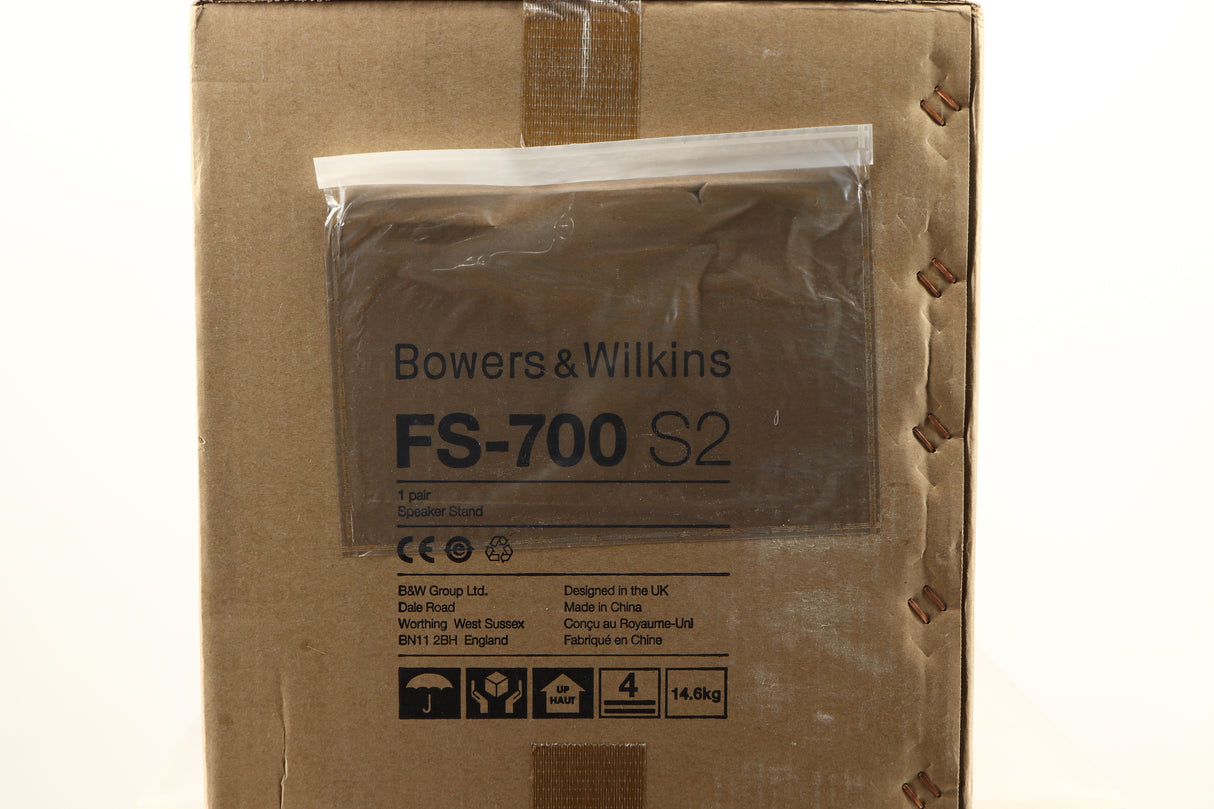 Box for B&W FS700 S2 Speaker Stands in a black finish