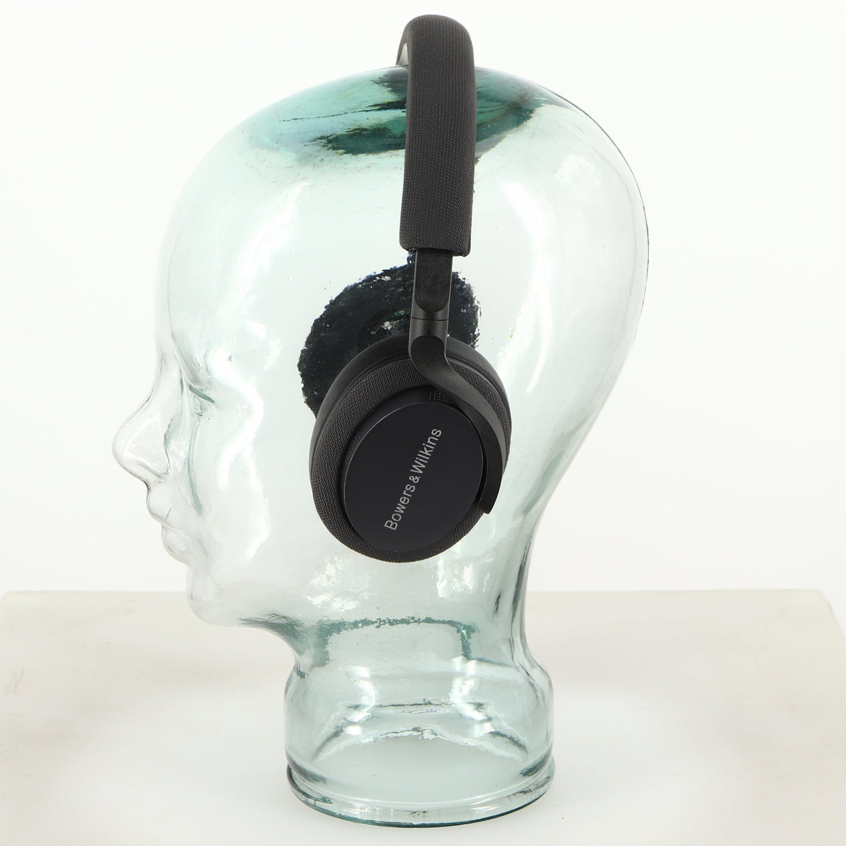 Right side view of used B&W PX5 Noise Cancelling Wireless Headphones in a space grey finish