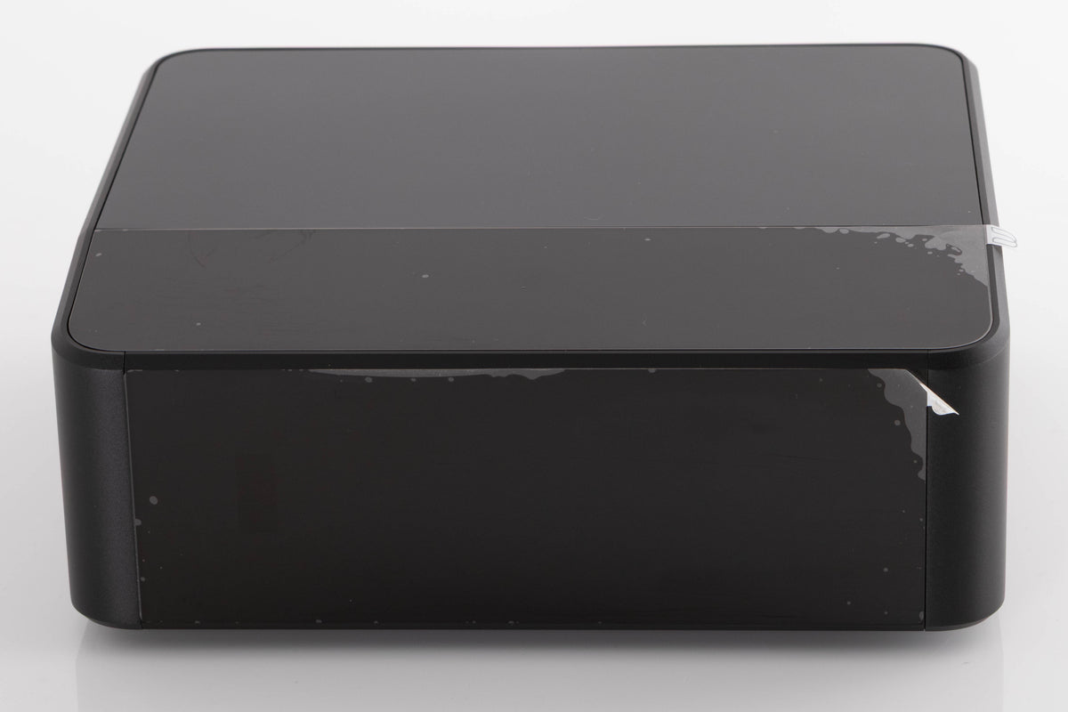Front view of a used Bluesound Node Icon Music Streamer in a Black finish