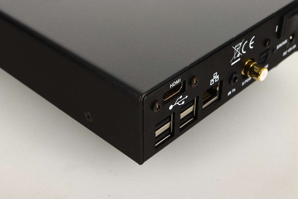 Rear left corner view of a used Bryston BDP Pi Network Player
