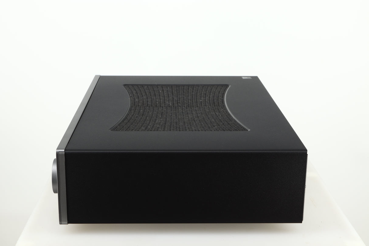 Right side view of a used Cambridge Audio CXA81 GEN2 Integrated Amplifier in a lunar grey finish