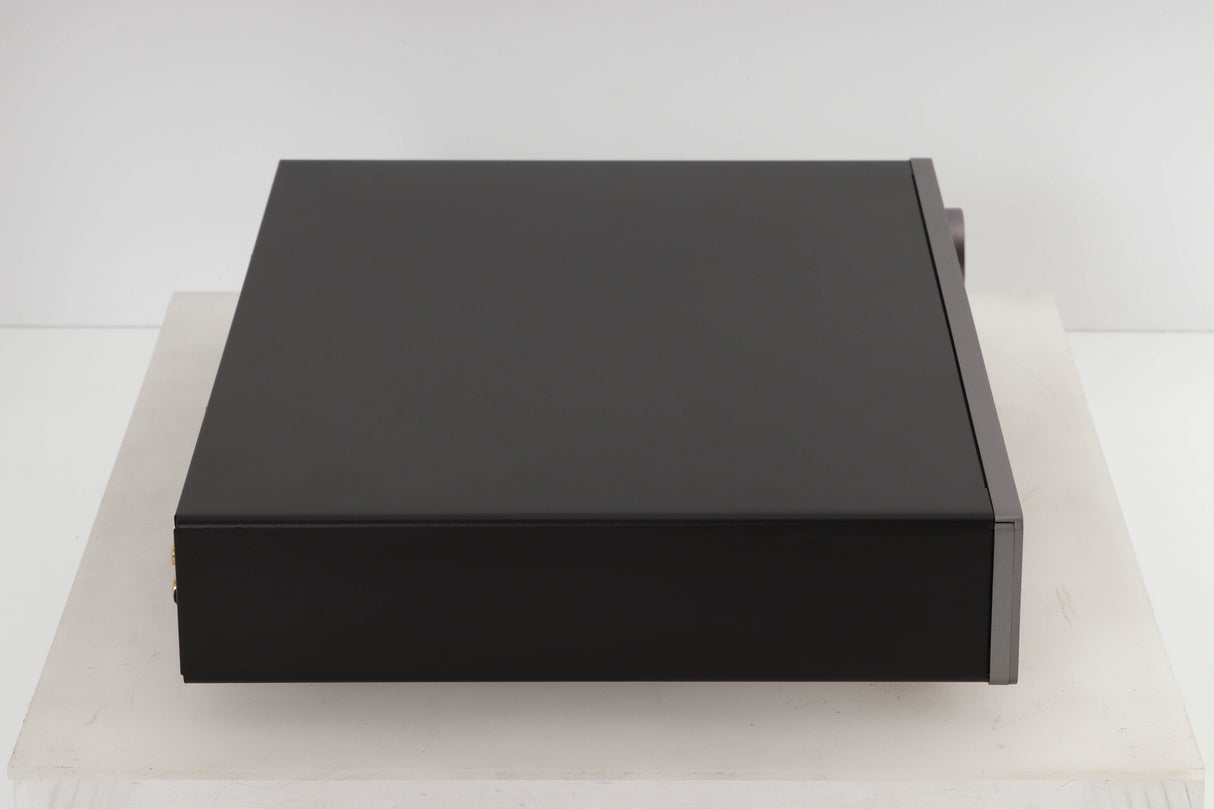 Side view of a used Cambridge Audio CXN V2 Streamer in Lunar Grey finish