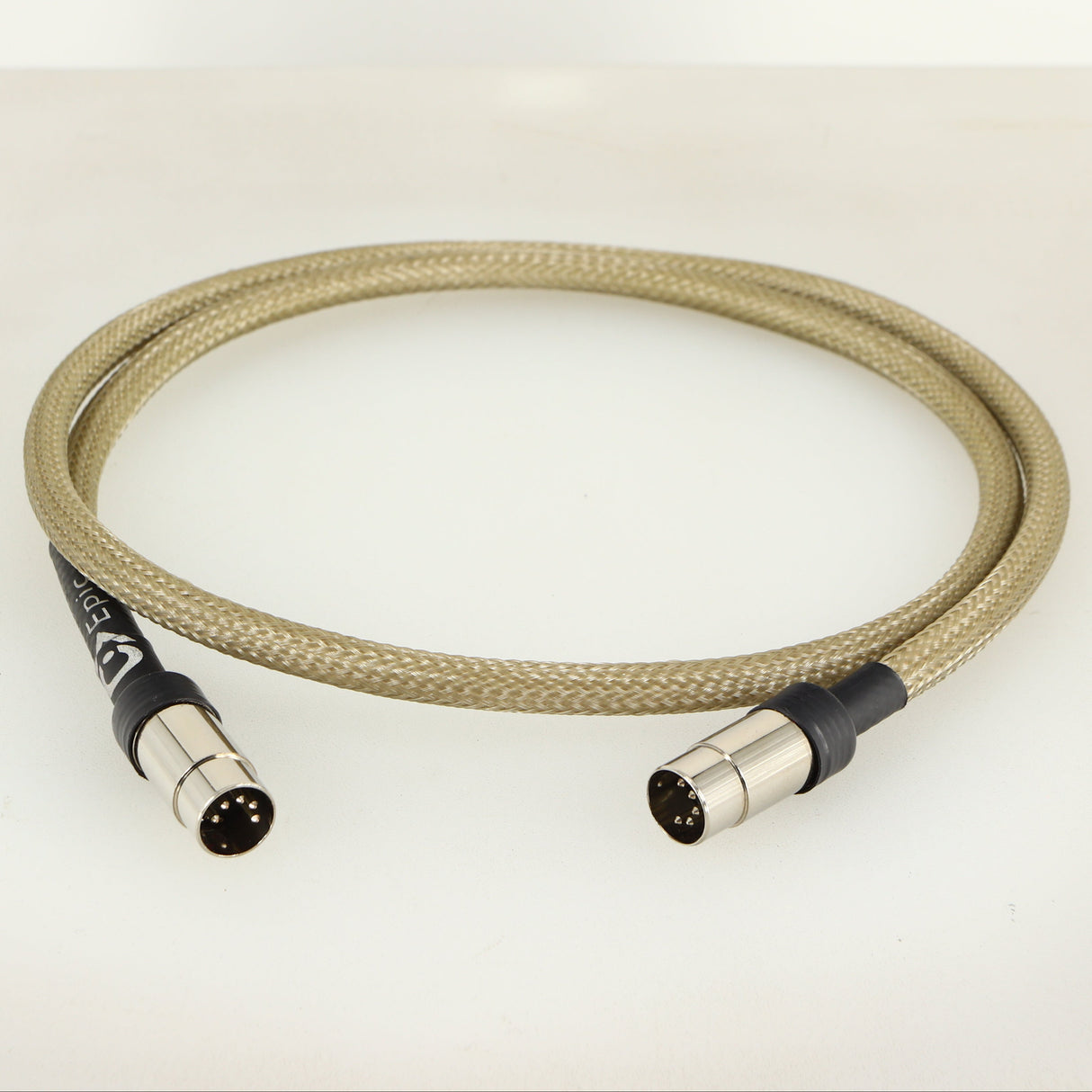 Front view of a used Chord Company Epic Interconnect DIN-DIN Interconnect Cable 1.0m