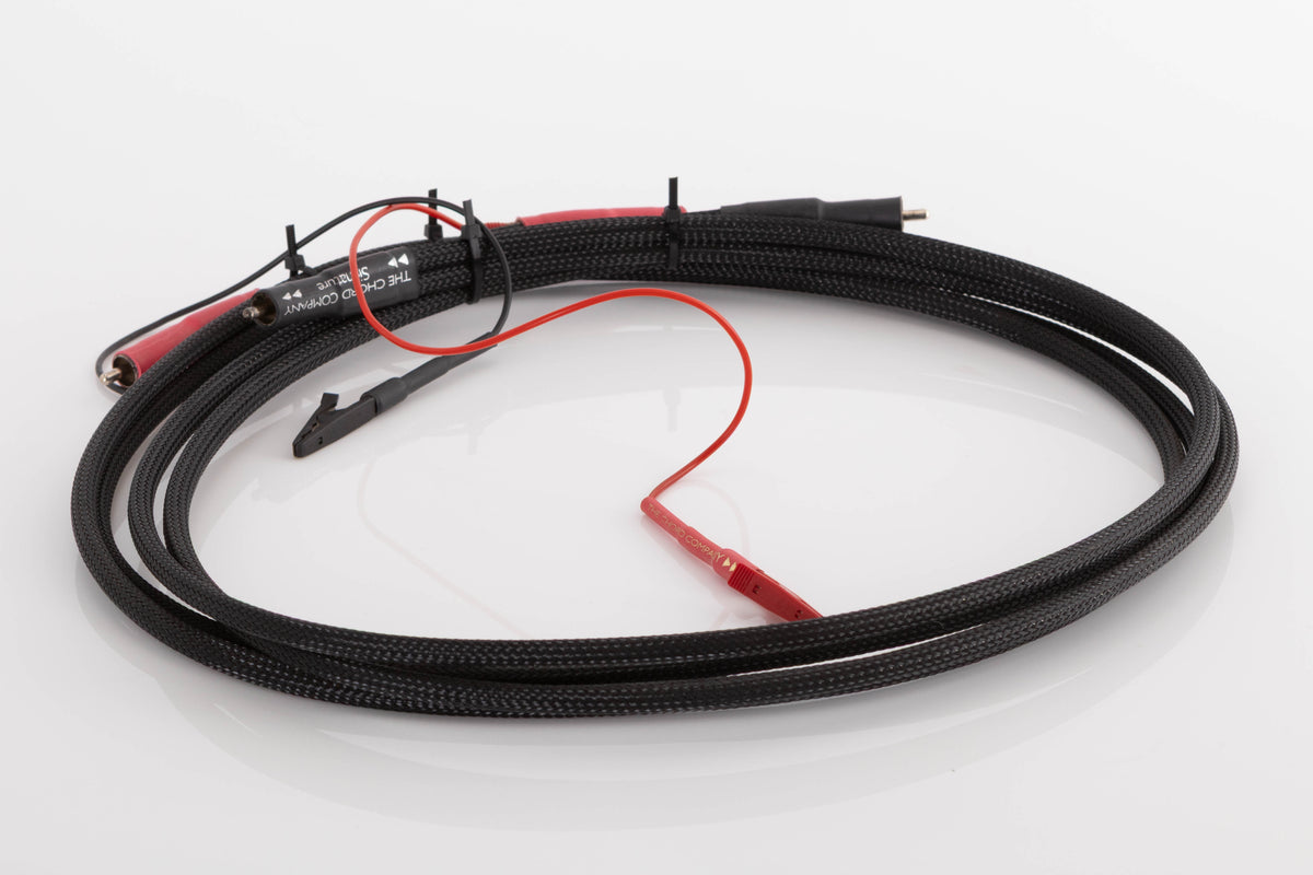 Rear right angle of a used Chord Company Signature RCA-RCA 1.0m Interconnect Cable