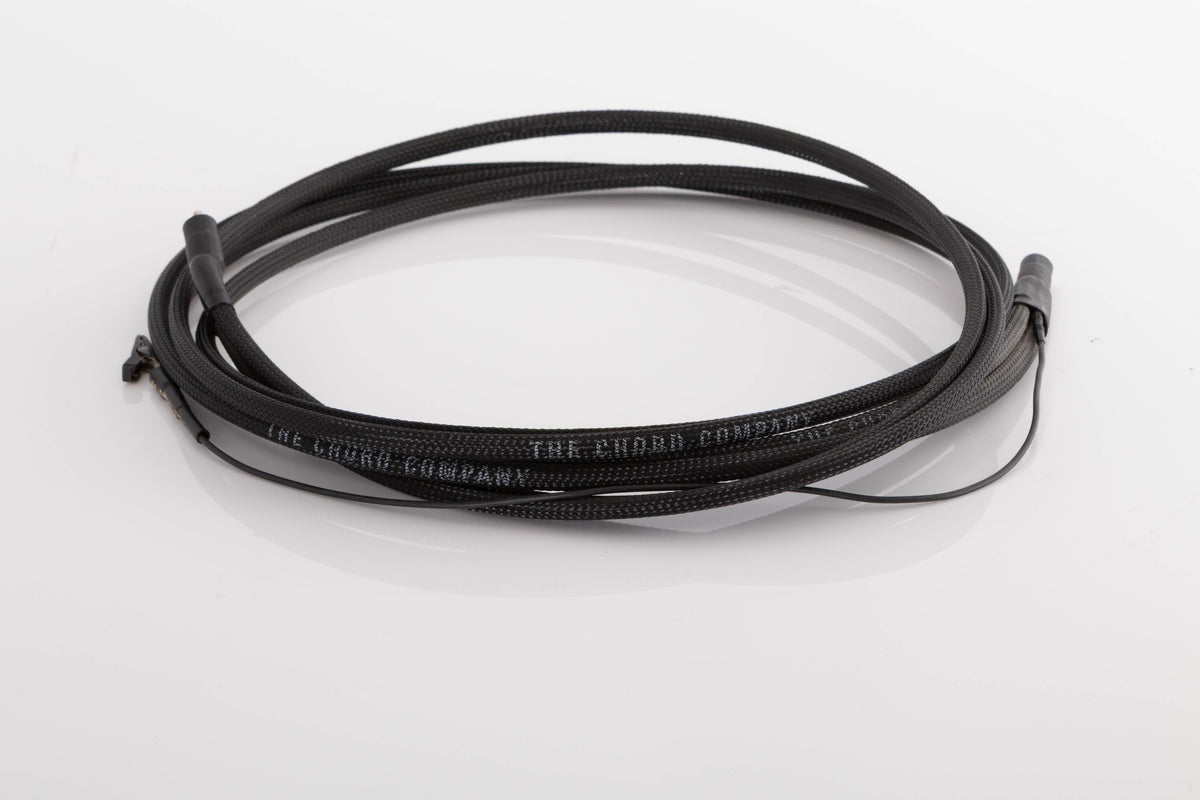 Side view of a used Chord Company Signature 2.0m RCA-RCA Interconnect with Earth cable