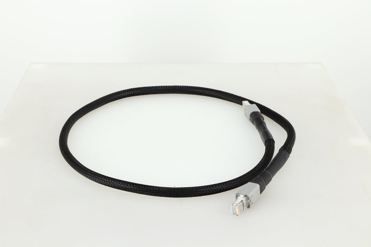 Left side view of a used Chord Company Signature Super Aray Digital Streaming Cable 1.0m in a black finish