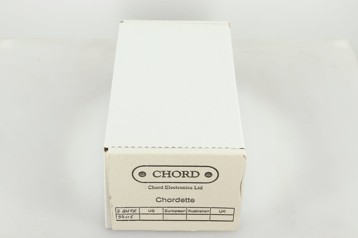 Inner box of a used Chord Electronics 2Qute Digital Analogue Converter