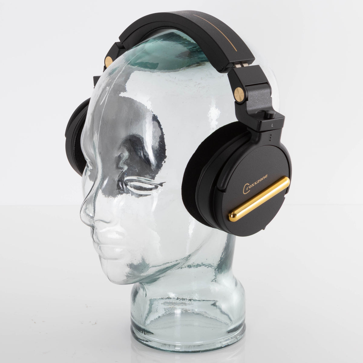Front left angle of used Crossover CZ-10 Headphones