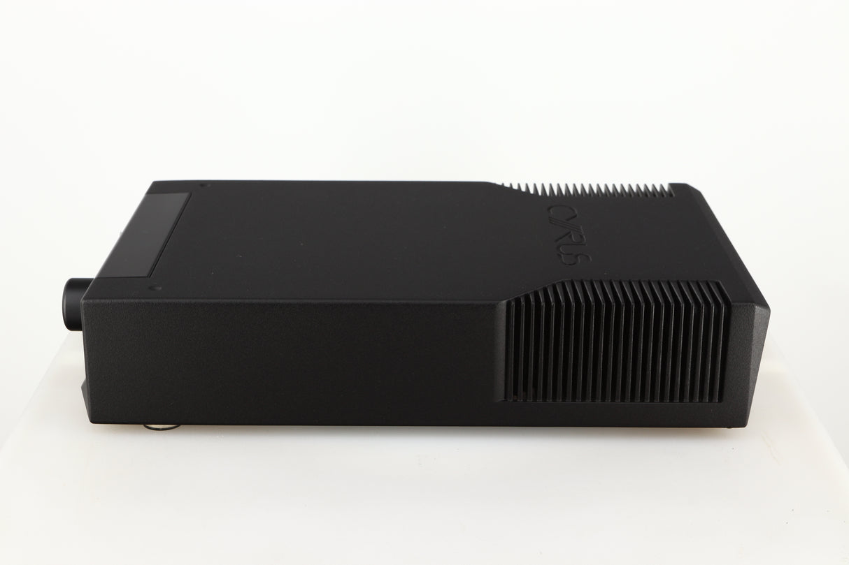Right side view of a used Cyrus Classic Phono Phonostage in a brushed black finish
