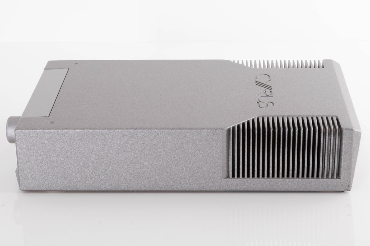 Right side view of a used Cyrus DAC X Digital Analogue Converter in a Quartz Silver finish