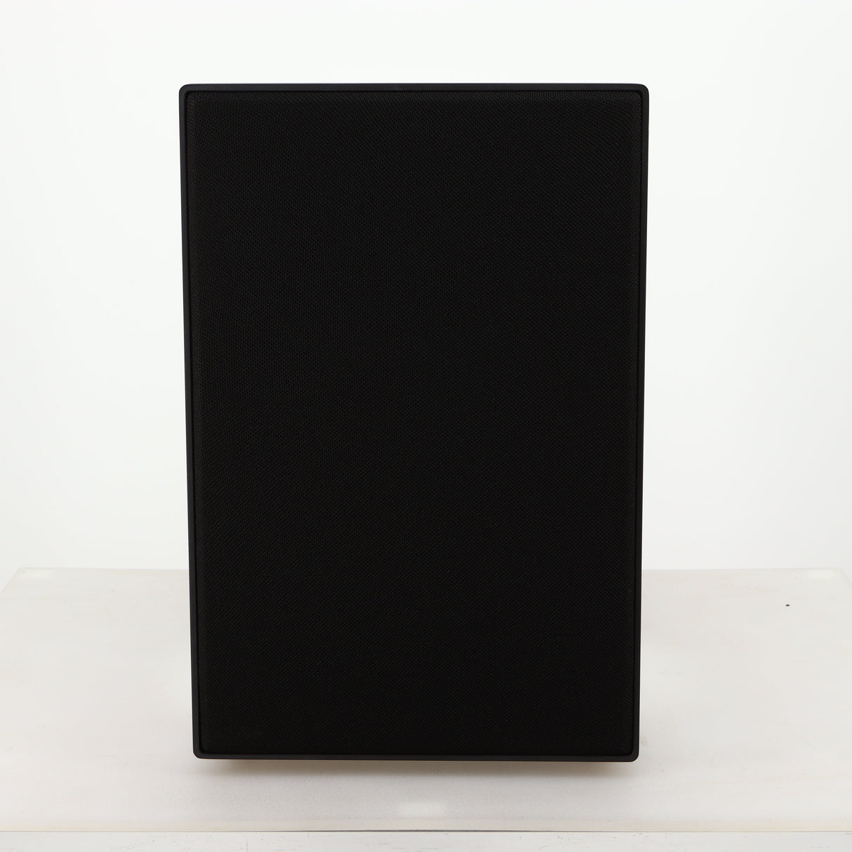 Front view of a used Cyrus ONE Linear Standmount Speaker in a gloss white finish