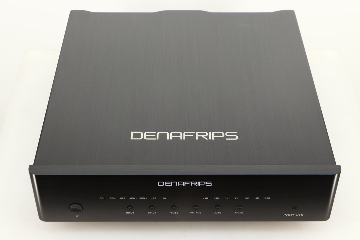 Top view of a used Denafrips Pontus II R2R DAC in Black finish