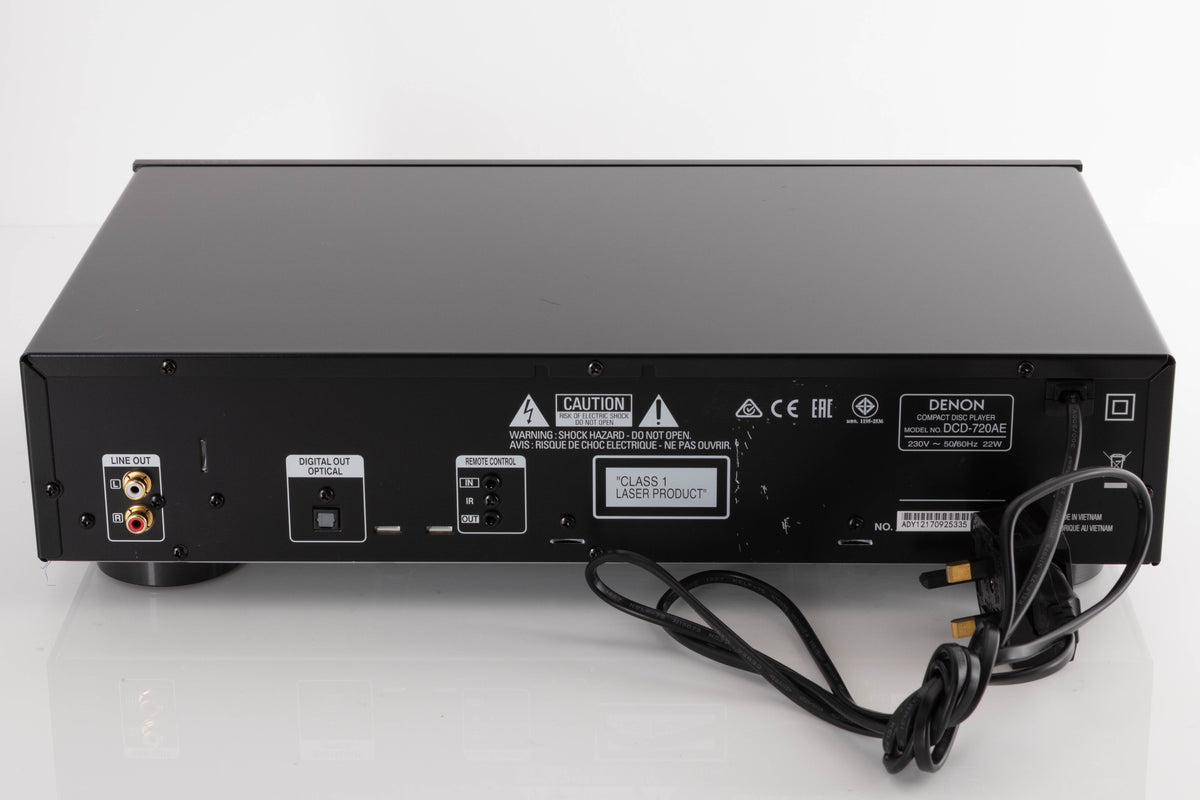 Denon DCD-720AE Compact Disc Player - Black