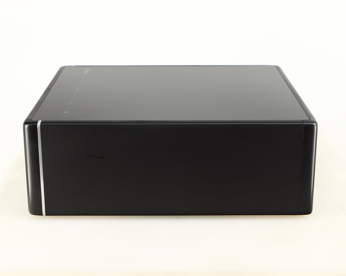 Right side view of a used Denon RCD-N10 Network CD Receiver in a black finish
