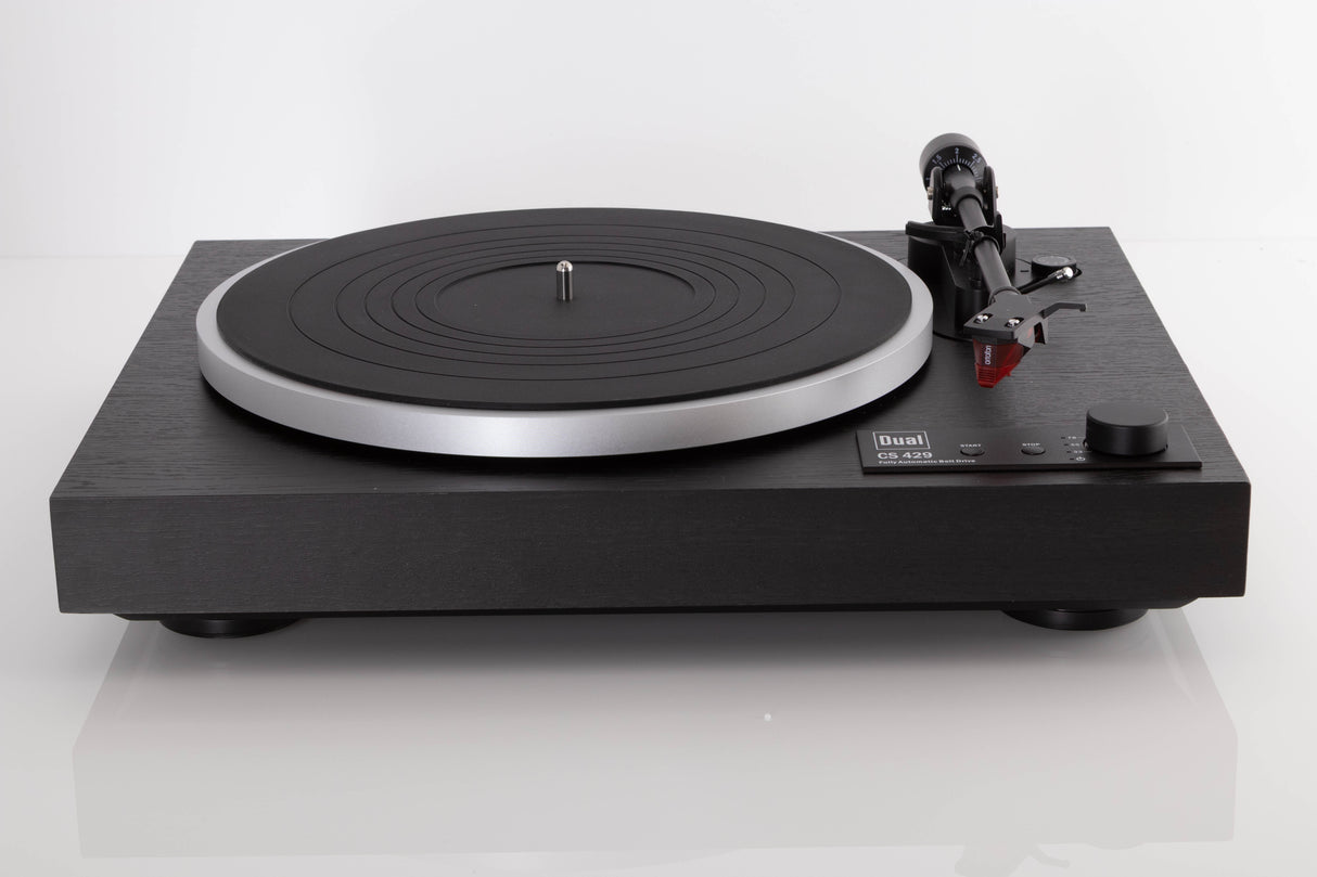 Front view of a used Dual CS 429 Fully Automatic Turntable in Black finish
