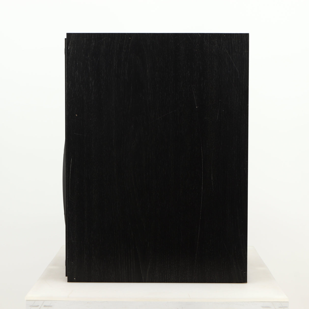 Right side view of a used Dynaudio Audience 7 Standmount Speaker in a black finish